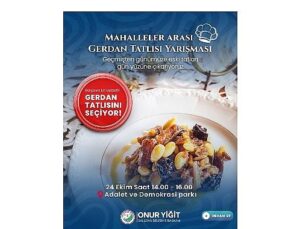 Balçova’da Unutulmuş Lezzet Gerdan Tatlısı ile Mahalleler Ortası Tatlı Rekabeti Başlıyor!