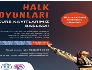 Bayanlara özel halk oyunları kursu başlıyor