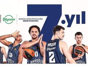 Bilyoner, Anadolu Efes Spor Kulübü’nün 50. Yılında da Resmi Sponsoru Oldu