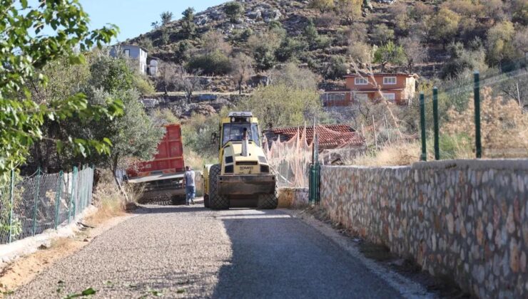 Bozburun’da 10 Bin Metrekarelik Yol Çalışması Tamamlandı