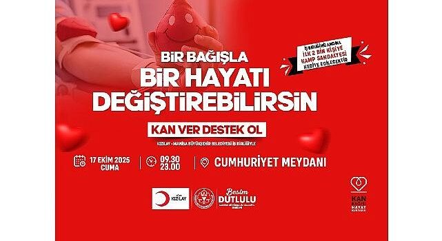 Büyükşehir ve Türk Kızılayı’ndan Manalı Aktiflik