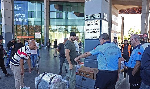 Büyükşehir zabıtasından otogarda yöntemsiz nakliyata operasyon