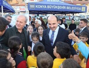 Doğanhisar’a Kazandırılan Meydan Düzenlemesi Hizmete Açıldı