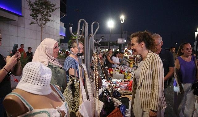 “El Emeği Gece Pazarı” bayanlara yarar kapısı oldu