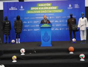İBB’den Amatör Spor Kulüplerine 100 Milyon Liralık Malzeme Desteği 