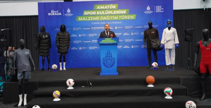 İBB’den Amatör Spor Kulüplerine 100 Milyon Liralık Malzeme Desteği 
