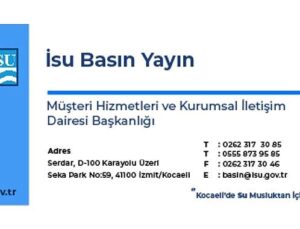 İSU’dan Kartepe ve Başiskele’ye Güçlü Altyapı Yatırımı