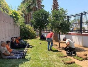 İzmir Adliyesinin peyzaj düzenlemesine EÜ Bayındır MYO’dan dayanak