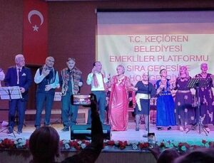 Keçiören’de Emekliler Platformu’ndan Sıra Gecesi Coşkusu