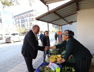 Lider Çiçek’ten Esnaf Ziyareti
