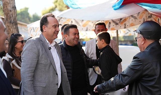 Lider Dutlulu Kırkağaç’ta Sıcak Asfalt Çalışmalarını İnceledi