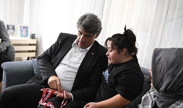 Lider Kocaman’dan, Elanur Gençoğlu’na Manalı Ziyaret