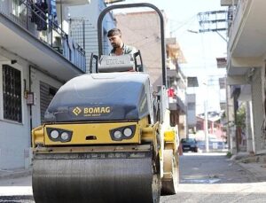 Lider Önal, asfalt çalışmalarını yerinde inceledi