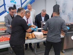 Lider Topaloğlu’ndan sporculara mangal partisi