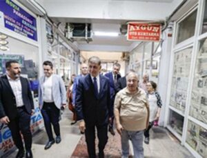 Lider Tugay 6. Sanayi Sitesi esnafıyla buluştu