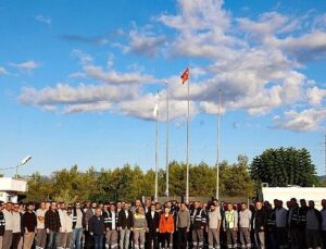 Lider Vekili Özdemir’den Fen İşleri Dairesi Başkanlığı işçisine ziyaret