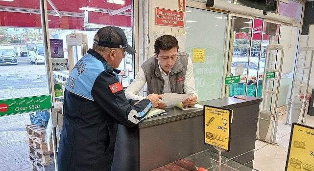 Malkara Belediyesi zabıta grupları, market kontrollerine devam ediyor