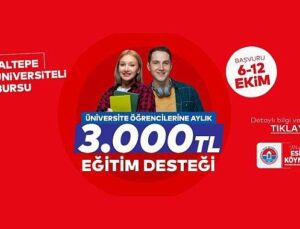 Maltepe Belediyesi’nden üniversite öğrencilerine 30 bin lira takviye