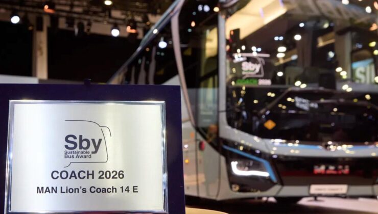 MAN Lion’s Coach E “2026 Yılının Sürdürülebilir Otobüsü” Seçildi