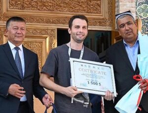 Menemen çömleğine Özbekistan’da büyük ilgi