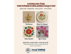 Milas Belediyesi’nin kursları için kayıtlar başlıyor