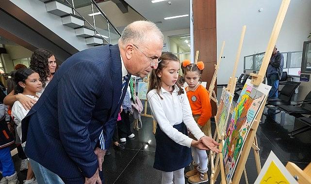 Minik ressamlardan manalı bildiri: Suyumuzu koruyalım