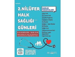 Nilüfer’de “Halk Sıhhati Günleri” başlıyor
