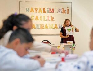 Osmangazi’de çocuklar oyunlar oynayarak sağlıklı beslenmeyi öğreniyor