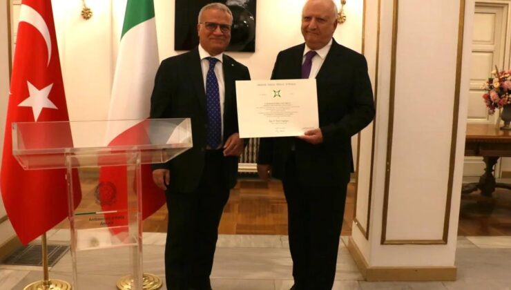 Prof. Dr. Nuri Özgirgin’e İtalya’dan “Yıldız Nişanı” Onuru