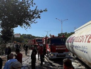 Tekirova’da korkutan yangın