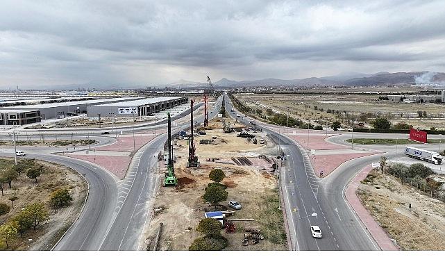 Tramvay Çizgisi Çalışması Kapsamında TÜMOSAN Kavşağı’nda Yol Genişletme Çalışması Başladı