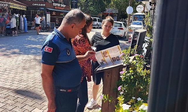 Zabıtandan restoranlarda kontrol