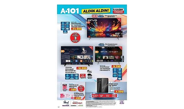 6 Kasım’da A101’de Teknolojik Eserler Tüketiciyle Buluşuyor