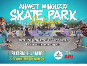 Ahmet Minguzzi Skate Parkı Hizmete Açılıyor