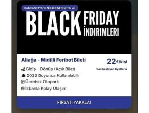 Aliağa- Midilli Seferleri İçin Özel Kasım Ayı Fırsatları Başladı