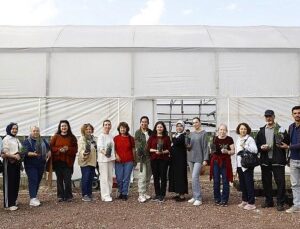 ATASEM kursiyerlerine tarım yerleşkesinde uygulamalı eğitim