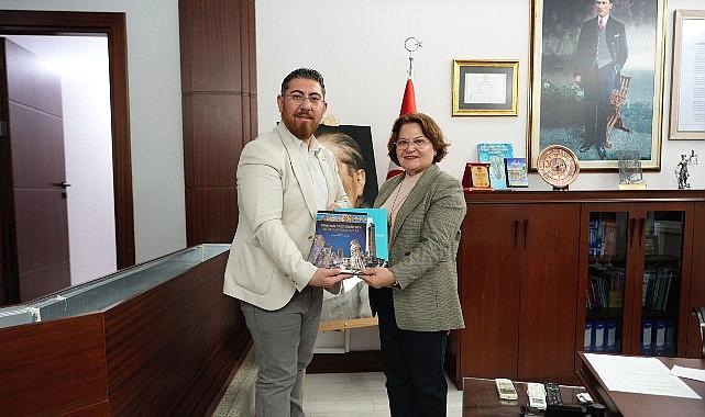 Aydın Büyükşehir Gazeteciler Cemiyeti İdaresi, Lider Hatice Gençay’ı Ziyaret Etti