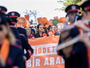 Bayana şiddete karşı “turuncu” yürüyüş