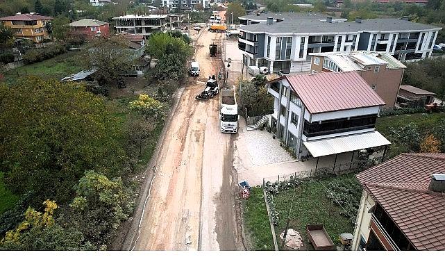 Büyükşehir, Kartepe Çepni Caddesi’ni yeniliyor