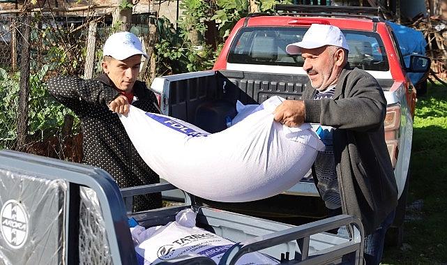 Büyükşehir’den yangın mağduru üreticilere dayanak