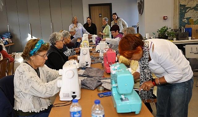 Efes Selçuk’ta bayanlar dikiş atölyesinde buluştu