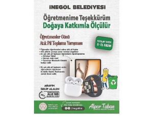 İnegöl Belediyesi’nden Öğretmenler Günü İçin Kampanya