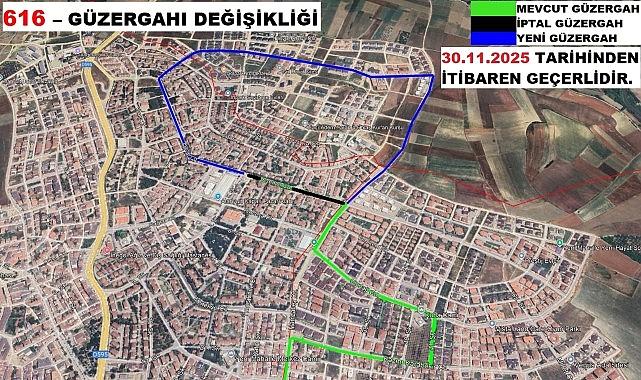 İnegöl’de Halk Otobüsü Sınırlarında Düzenleme Yapıldı: Yeni Güzergâhlar 30 Kasım’da Başlıyor