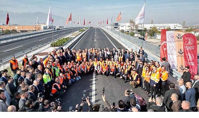 İnegöl’ün Doğu Kapısının Giriş Kavşağı Merasimle Açıldı