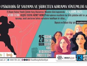 Kadıköy’de Bayanlar Şiddete Karşı Birlikte Güçleniyor