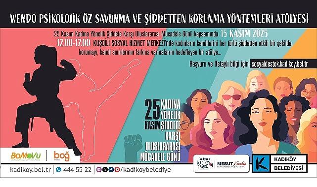 Kadıköy’de Bayanlar Şiddete Karşı Birlikte Güçleniyor