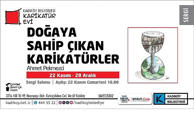 Kadıköy’de “Doğaya Sahip Çıkan Karikatürler” Standı