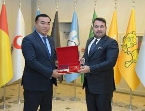 Kahramankazan Belediyesi ile Kırgızistan Narın Belediyesi ortasında ‘Kardeş Kent Protokolü’ imzalandı