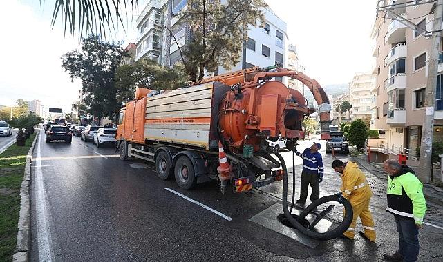 Karaburun’da şiddetli yağış sonrası İZSU’dan süratli müdahale