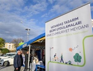 Kınık Cumhuriyet Meydanı yeni çehresine kavuşuyor